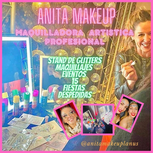 Stand De Glitters Maquillajes Eventos 15 Fiestas Despedidas