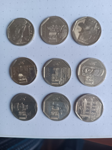 Monedas De Un Nuevo Sol Perú 