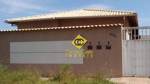 Imagem 2 de 7 de Casa Com 2 Quartos À Venda, 60 M² Por R$ 185.000 - Chácara Mariléa - Rio Das Ostras/rj - Ca1988
