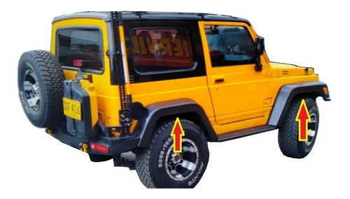 Imagen 2 de 5 de Suzuki Samurai Sj 410 Extensiones Tipo Rubicon Buches Acceso