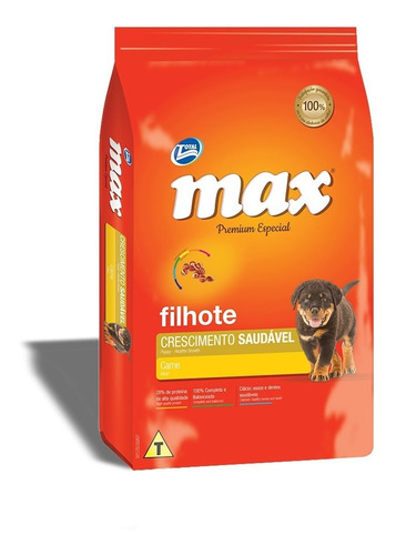 Max Cachorros Carne 15 Kg 