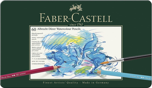 Caja De Metal De 60 Lapices Acuarelable | Faber-castell