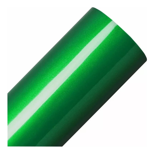 Adesivo Verde Metalico Ultra Alto Brilho - 1x1,38m - Alltak