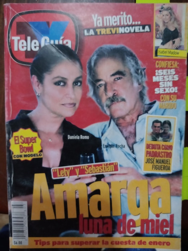 Daniela Romo Y Enrique Rocha En Revista Teleguia Año 2003