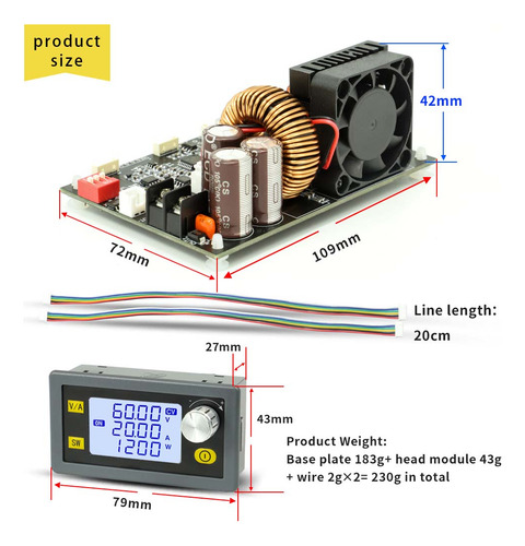 Pantalla Lcd Cnc Ajustable Con Corriente Continua Y Voltaje