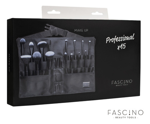 Imagen 10 de 10 de Set 15 Brochas Y Pinceles De Maquillaje Crueltyfree Fascino