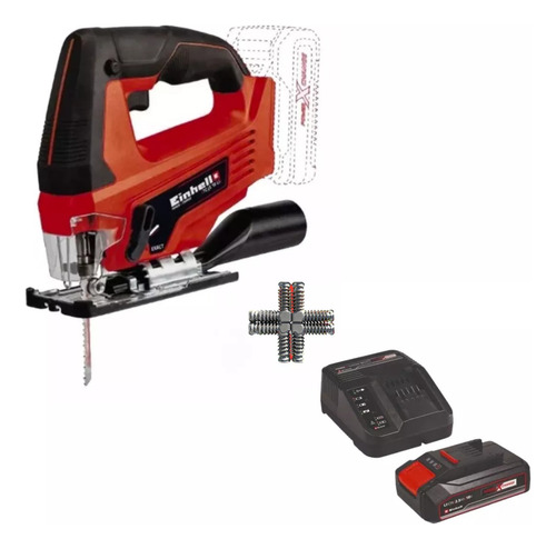 Combo Sierra Caladora Einhell Te-js 18 Li + Starter Kit 2,5