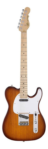 Guitarra elétrica G&L Tribute ASAT Classic single-cutaway de  freixo tobacco sunburst com diapasão de bordo