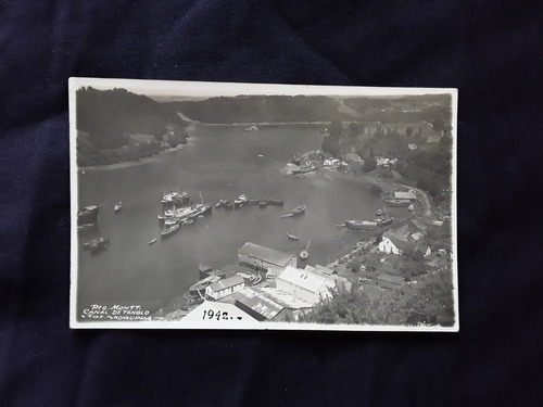 Fotografía Postal Canal De Tenglo Puerto Montt - 1942