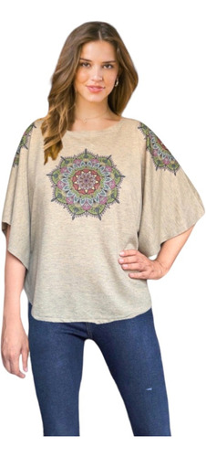 Polo De Mujer Mandala. Talla L