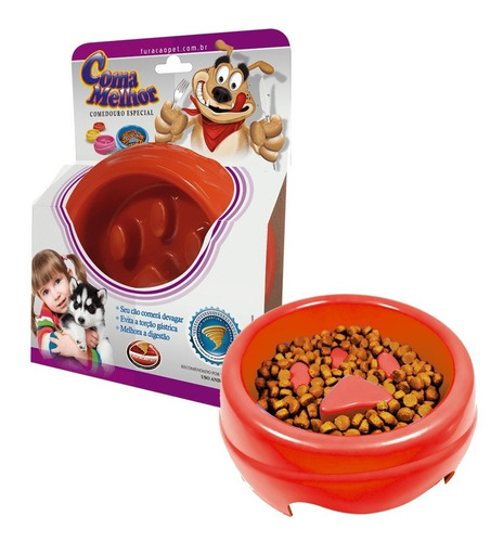 Imagem 1 de 1 de Comedouro Especial Para Cães Coma Melhor Furacão Pet
