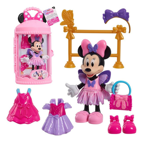 Disney Jr Minnie Mouse Fabulosa Muñeca Bailarina De Moda