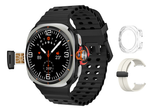 Smartwatch Gps + Celular Amoled 3+32gb Android Tiktok Camara U8 Ultra
