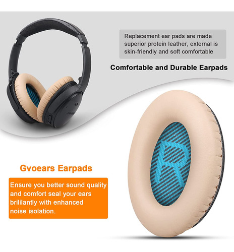 Gvoears Replacement Ear Pads For Bose Quietcomfort 25 Qc35 H