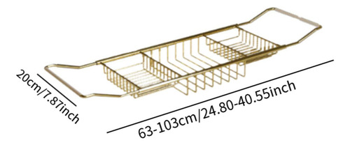 Tablero De Mesa Para Bañera, Bandeja De Mesa Oro