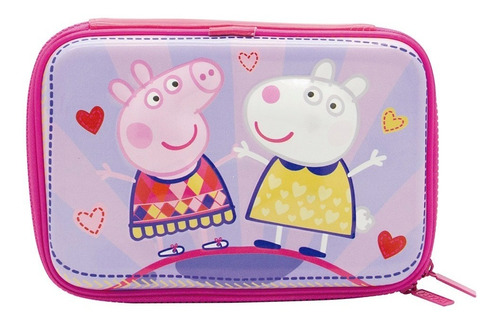 Cartuchera Peppa Pig 1 Cierre Goma Eva Pp011 Original