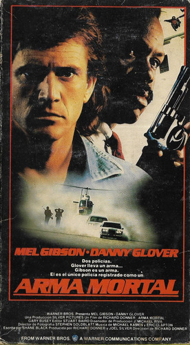 Arma Mortal Vhs Mel Gibson Danny Glover Gary Busey Max_wal