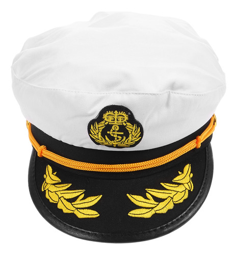 Accesorio Para Disfraz De Capitán Hat, Uniforme De Marinero