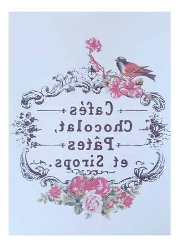 Imagen 5 de 5 de Sublimación Mixta Pajaros Vintage Laura Craft