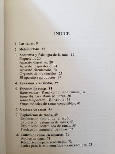 La Rana Cría Y Explotación F. Hernández Briz San Telmo (Usado)