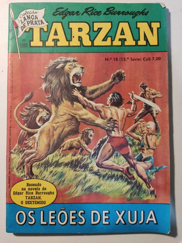 Hq Tarzan - Coleção Lança De Prata  12ªserie Nº18  1986