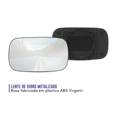 Lente Retrovisor Base Palio Siena Strada 96 A 00 Uno 95 A 04