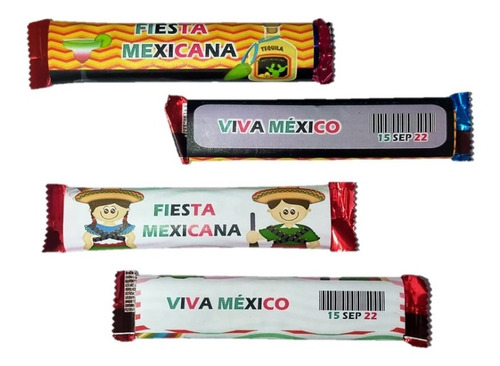 30 Chocolates Nikolo Personalizados Fiestas Patrias