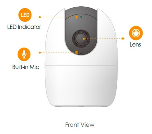 Cámara De Seguridad Imou Ranger 2 Wifi Ip Full Hd 2mp 1080p