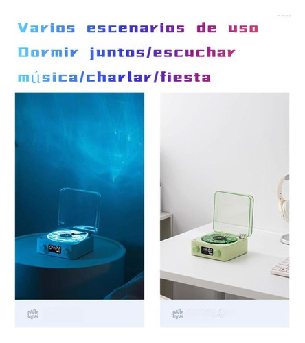 Bluetooth Reproductor De Vinilos Tornamesa Toca Discos Vinil