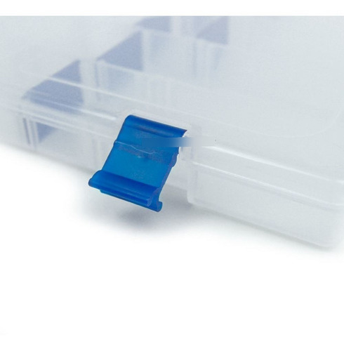 Estojo P/ Iscas Transparente C/ 24 Divisões - Cores