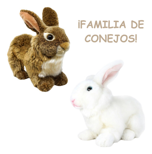 Conejo De Peluche The Brown Rabbit Viahart 10 Pulgadas Color Marrón