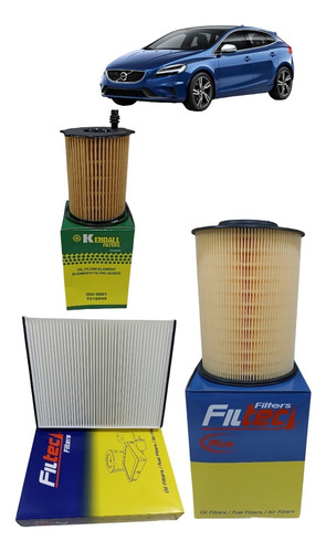 Kit Filtros Volvo V40 1.6 2013-2018