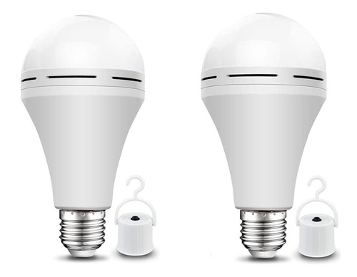 Bombilla Led Emergencia 15w X2, Luz Continua En Apagones