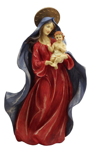 Northlight Figura De Navidad Religiosa Virgen Mara Con Beb J