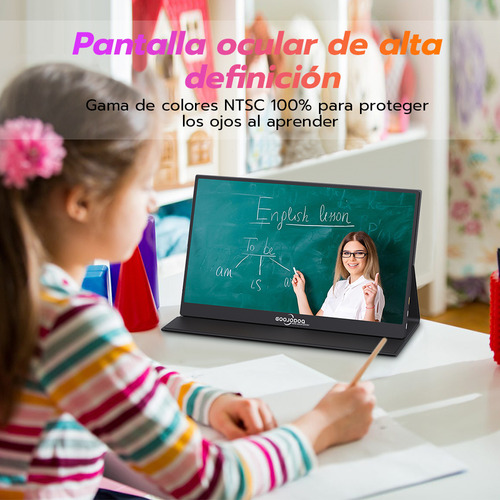 Monitor Portátil 15.6'' 1080p Lcd Para Laptop, Pc, Mac, Ps