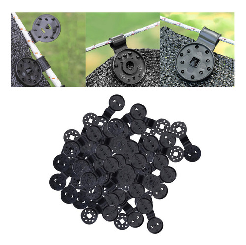 - 100x Clips De Tela De Sombra Clips De Tela De Sombra Clips