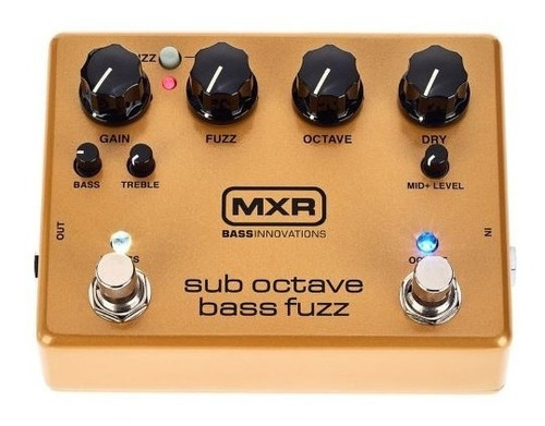 Pedal Mxr M287 Sub Octave Bass Fuzz  + Cable Interpedal 