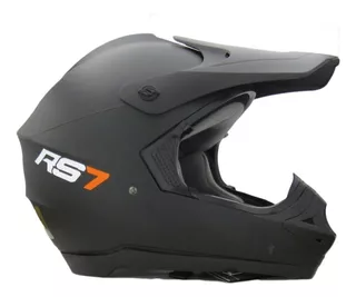 Casco para moto motocross Hawk RS7 negro mate mate talle M