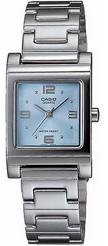 Reloj Casio Ltp1237d-2a Para Mujer De Cuarzo Plateado Core