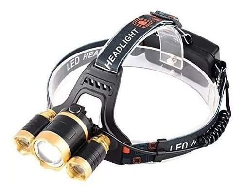 3 Cree T6 Led Super Brillante Foco Zoom 5.000 Lm