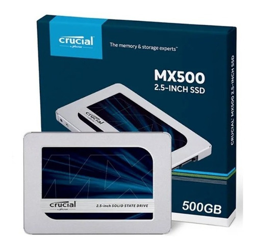 Disco Ssd 500gb 2.5 Mx500 Crucial