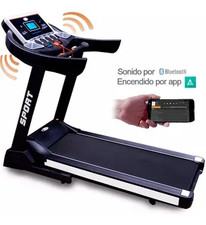 Caminadora eléctrica Centurfit MKZ-CAMS600E 127V color negro