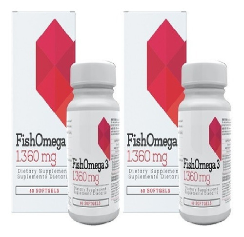 2  Fish Omega 3 1360mg 60 Sof - Unidad a $1850