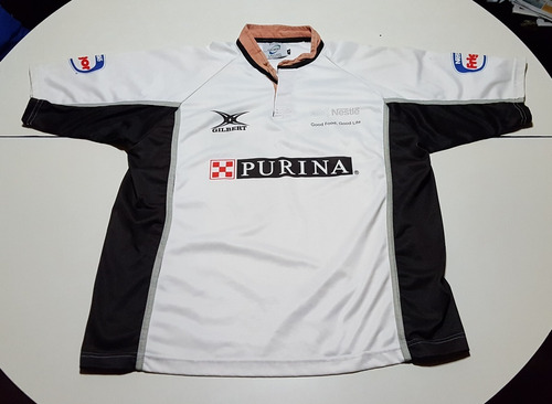 Camiseta Nestlé Rugby Marca Gilbert #10 Talle M