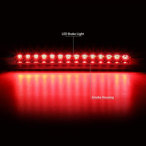Dna Motoring 3bl-ctrail04-led-sm - Luz Led De Freno Trasera