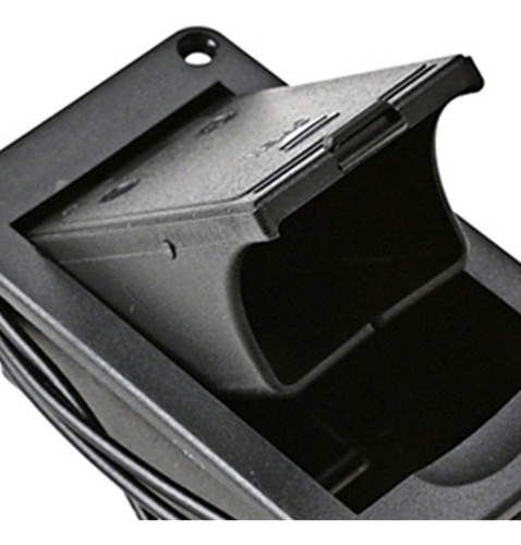 Caja De Batería Para Pastilla De Guitarra, Cubierta Negra