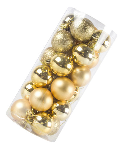 24 Piezas Adornos De Bolas De Navidad Decoraciones De Bolas