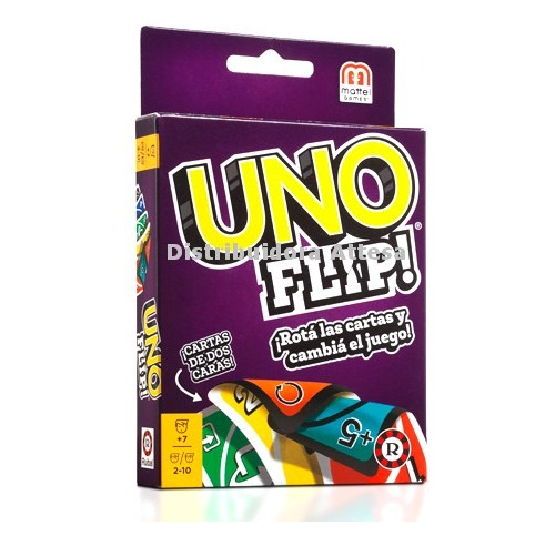 Juego De Cartas Uno Flip Ruibal Mattel Games Original Caja