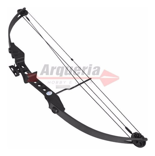 Arco E Flecha Composto Vixion Sniper 29 Libras Black Cb30 Bk