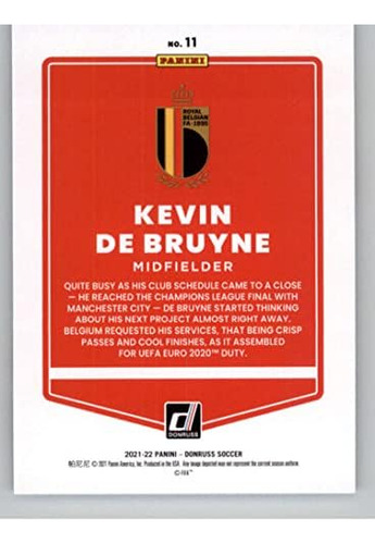 Donruss Road To Qatar 11 Kevin De Bruyne Belgium Com Card